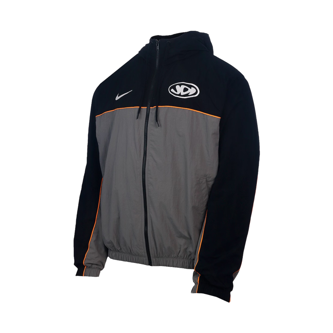 나이키 클럽 후드 자켓 플랫 퓨터 블랙 - 아시아(Nike Club Hooded Jacket Flat Pewter Black - Asia)