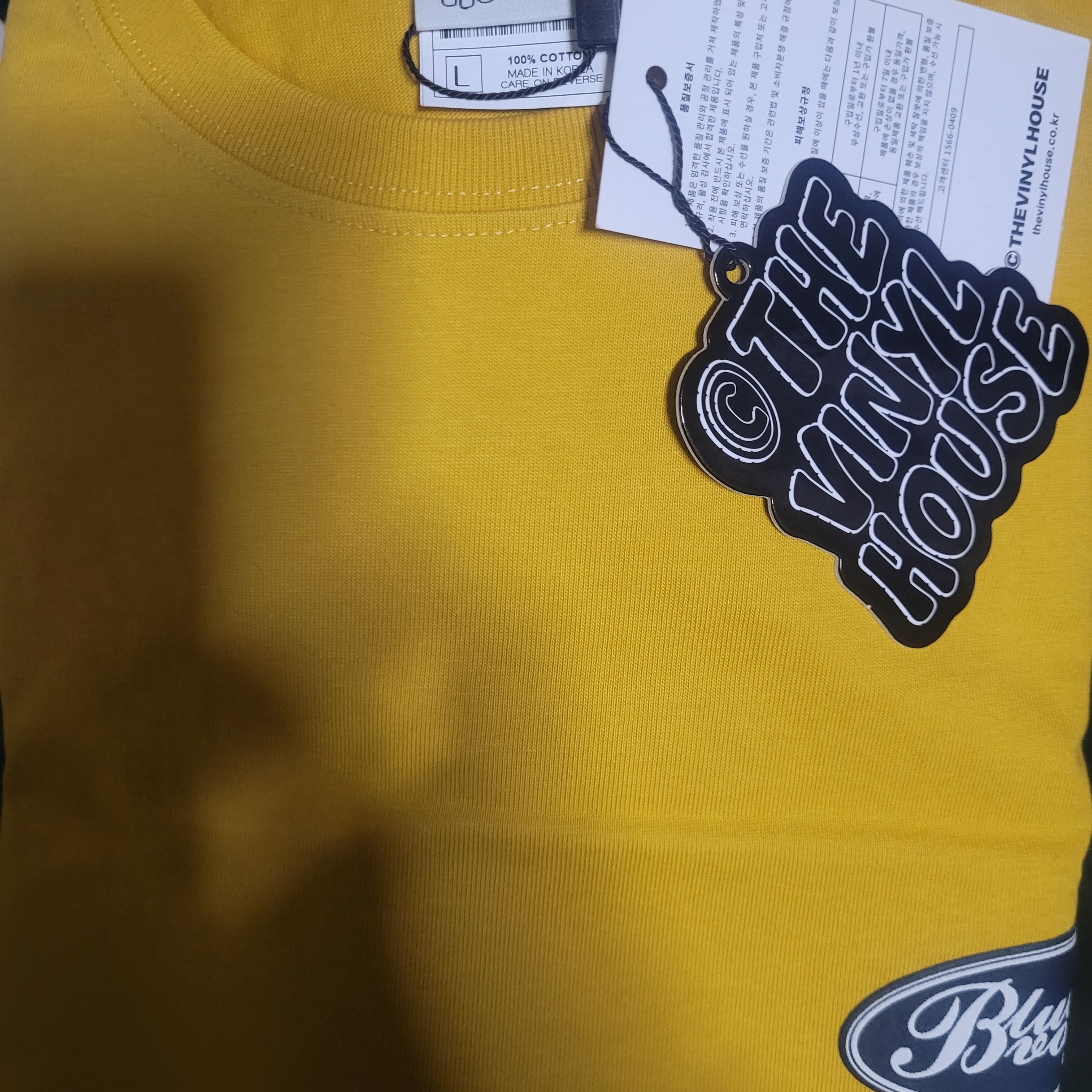 Thevinylhouse Blue Note Voyage LS T-Shirt Yellow 착용 스타일