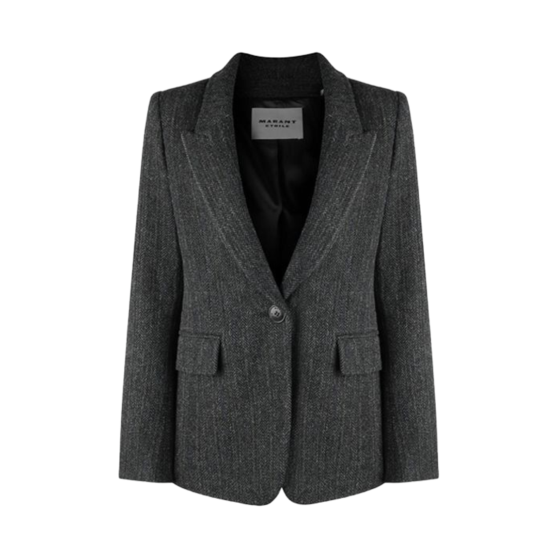 VE0129FA A3D17E-01BK (W) Isabel Marant Kirsten Jacket Black - 23FW