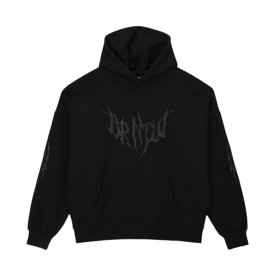 본투윈 트라이벌 엑스트라 핏 후디 블랙