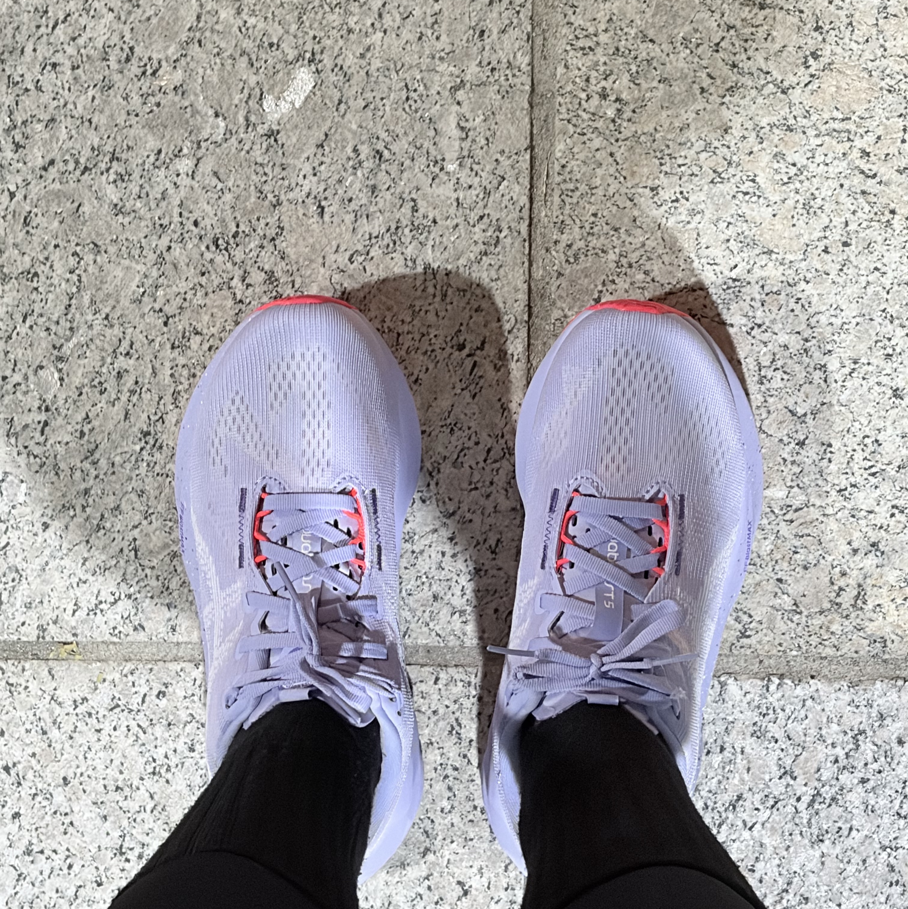 (W) Asics Novablast 5 Tokyo Vapor Edo Purple 착용 스타일 - 2