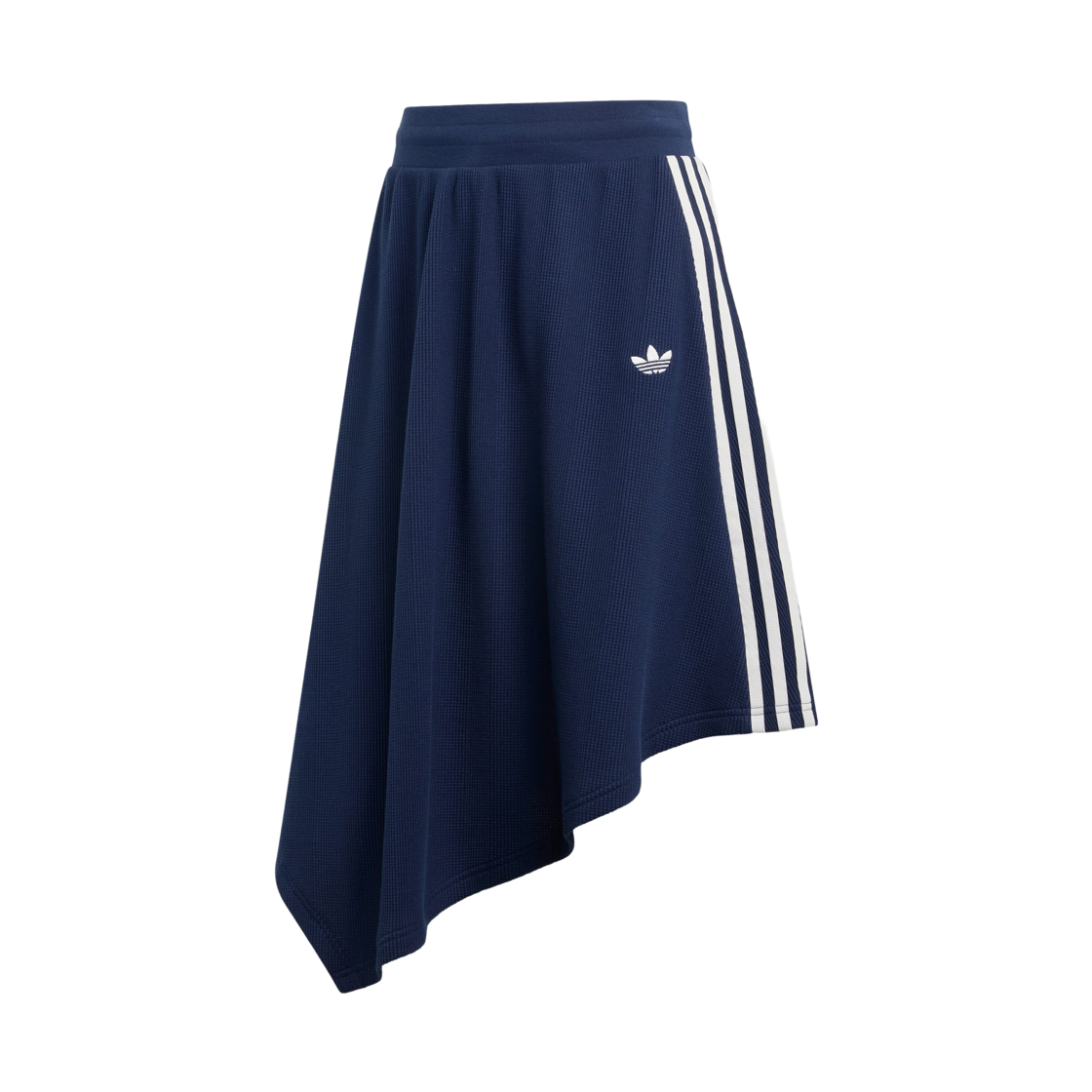 (W) 아디다스 오리지널스 와플 어시메트릭 스커트 나이트 인디고 - KR 사이즈((W) Adidas Originals Waffle Asymmetric Skirt Night Indigo - KR Sizing) - 1
