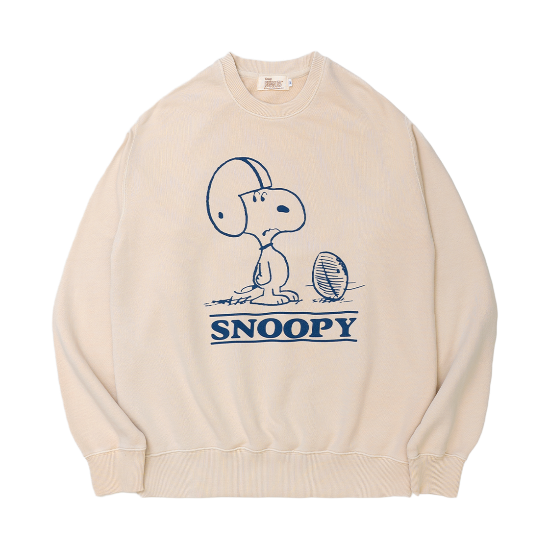 SMJS-022NT Houston Japan Peanuts Pigment Crew Neck Sweat ② Pigment Natural SMJS-022