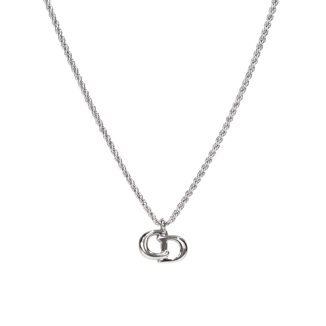 디올 CD 실버 목걸이 A-B39155(Dior CD Silver Necklace A-B39155)