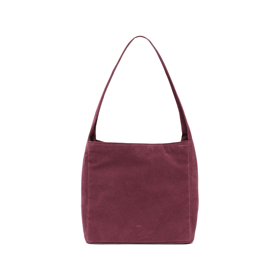 포테 0008 스퀘어 숄더백 스웨이드플럼(POTE 0008 Square Shoulder Bag Suede Plum)