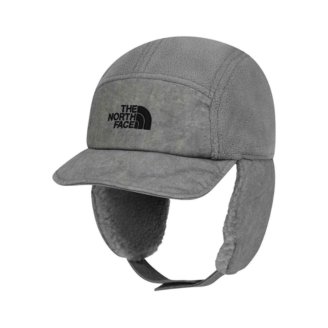 NE3CR59L The North Face White Label Fleece Earmuff Cap Gray - 25FW