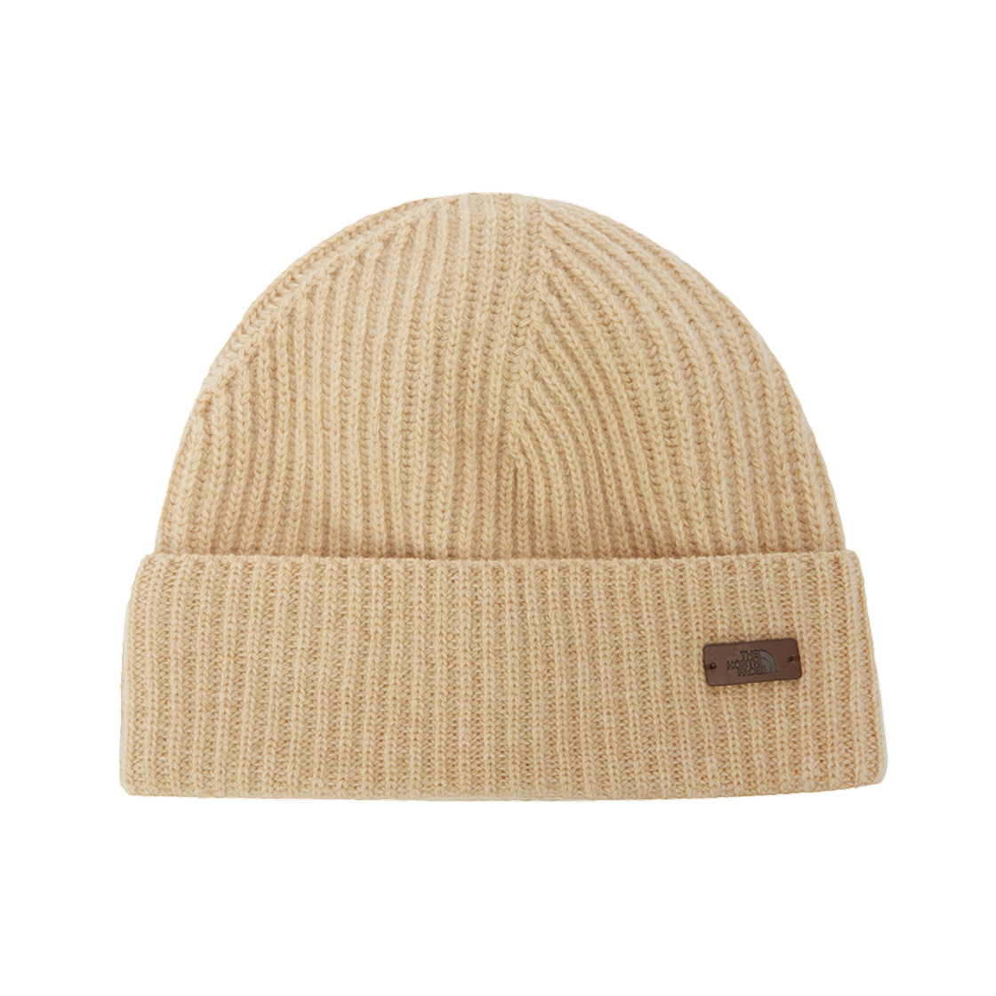 NE3BR82A The North Face Oblique Slim Beanie Beige - 25FW