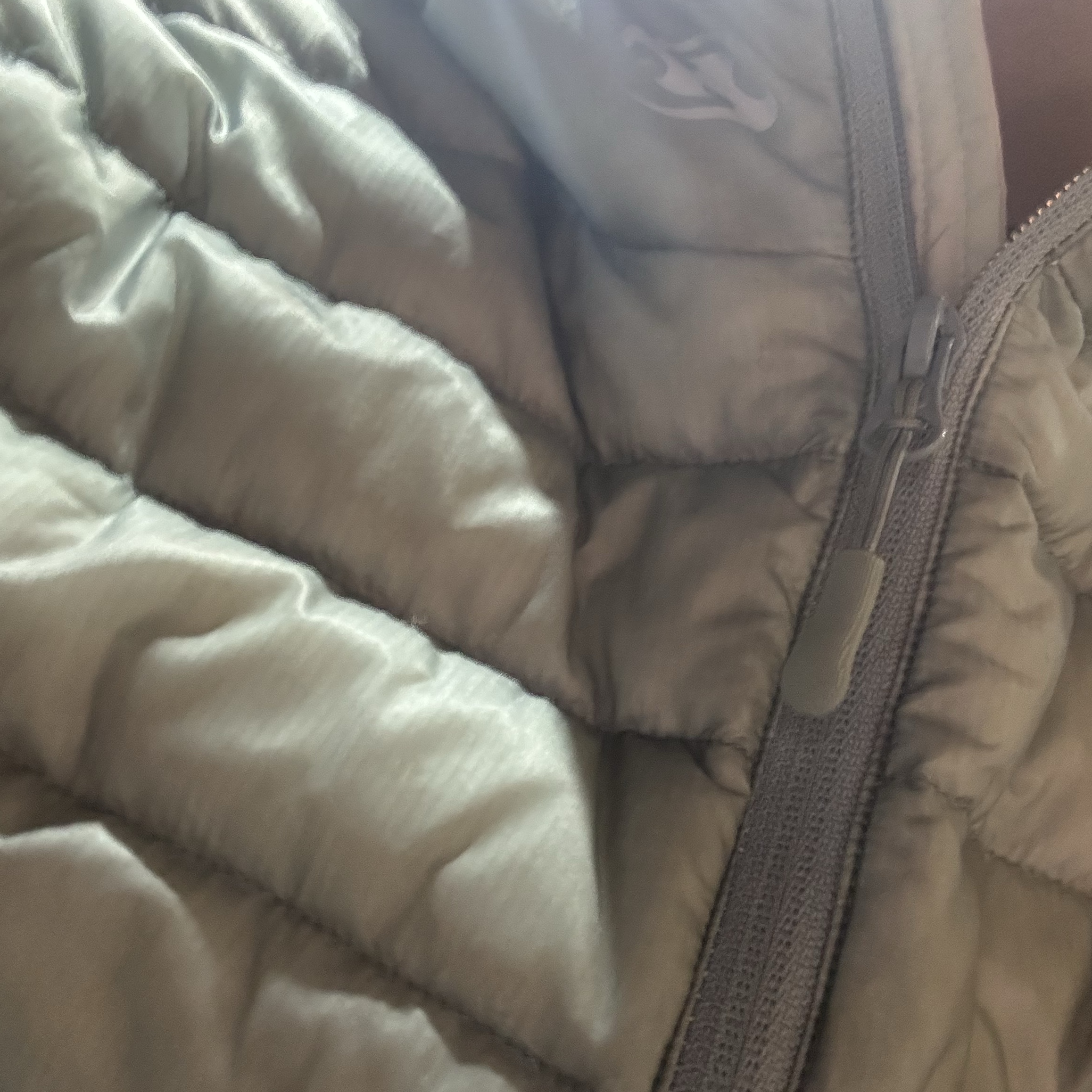 Sansan Gear Suffix Puffer Jacket Sky Blue - 23FW 착용 스타일 - 2