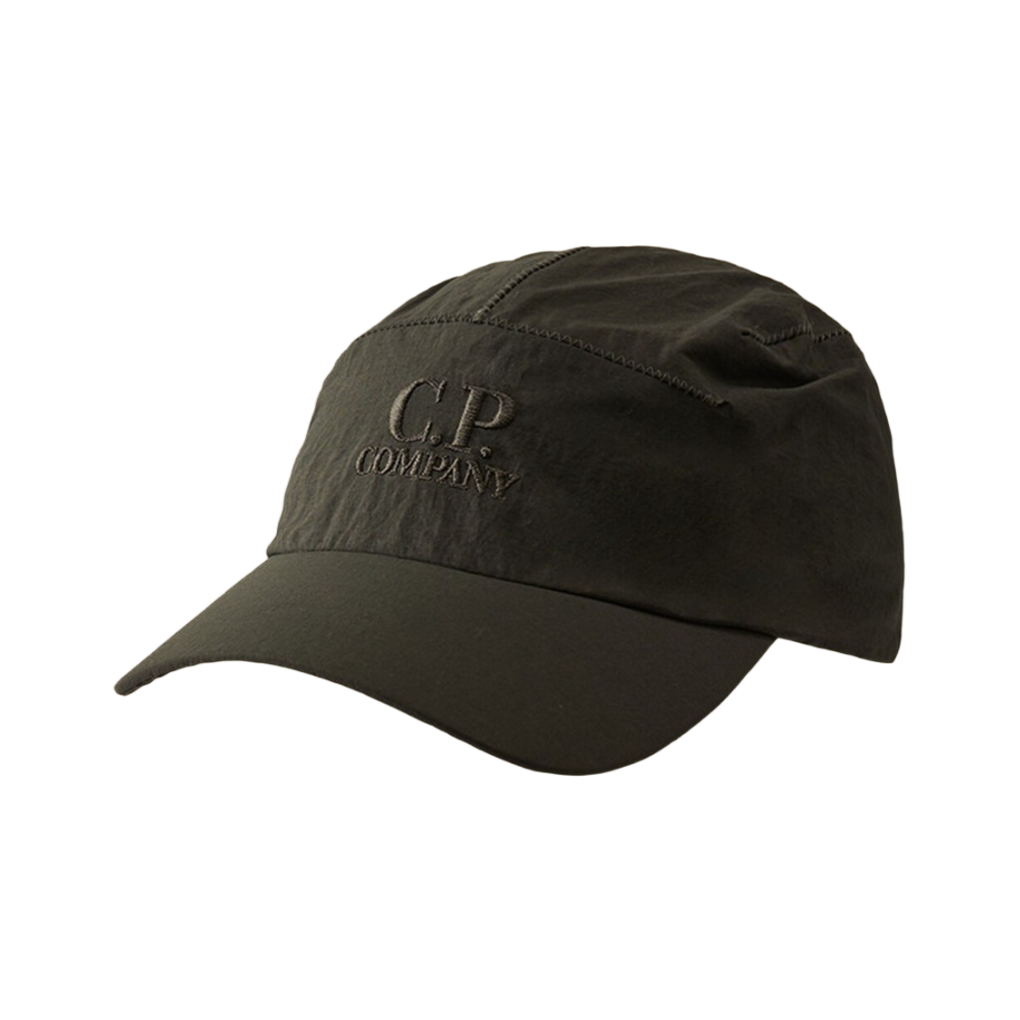 C.P. 컴퍼니 플레인 페이퍼 터치 캡 다크 쉐도우 그레이 - 25FW(C.P. Company Plain Paper Touch Cap Dark Shadow Grey - 25FW) - 1