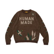 Human Made Graphic Knit Sweater Brown