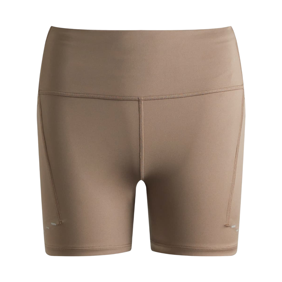 HJ2259-233 (W) Nike Swift High Waisted 4 Inch Tight Pockets Running Shorts Mink Brown - Asia