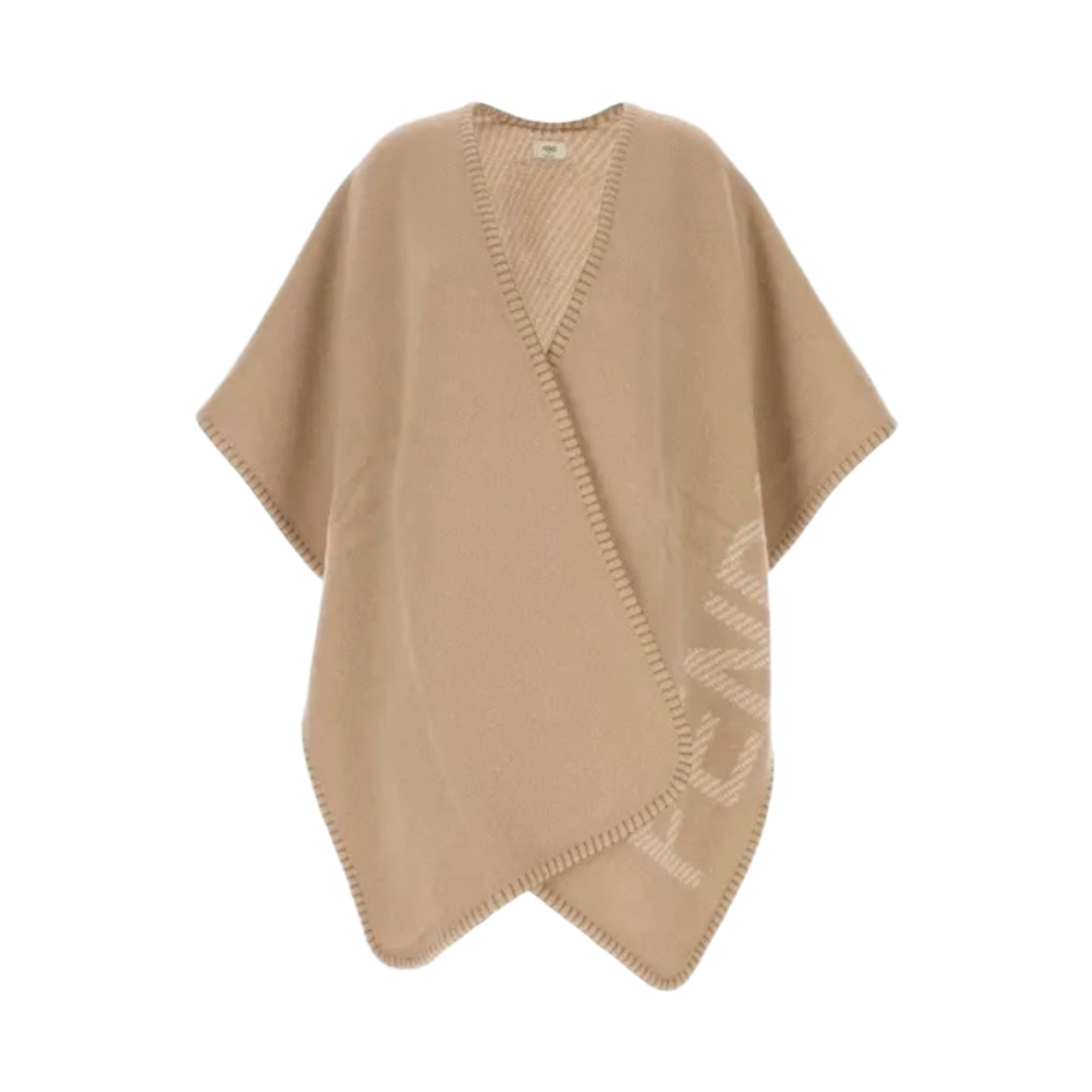 FXX777ASTBF0QB9 (W) Fendi Wool Cape Beige