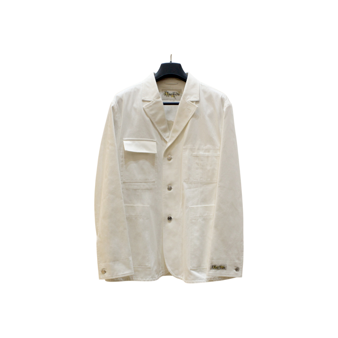 디올 티어스 데님 자켓 아이보리 52사이즈 393C210A5826(Dior Tears Denim Jacket - Ivory, Size 52)