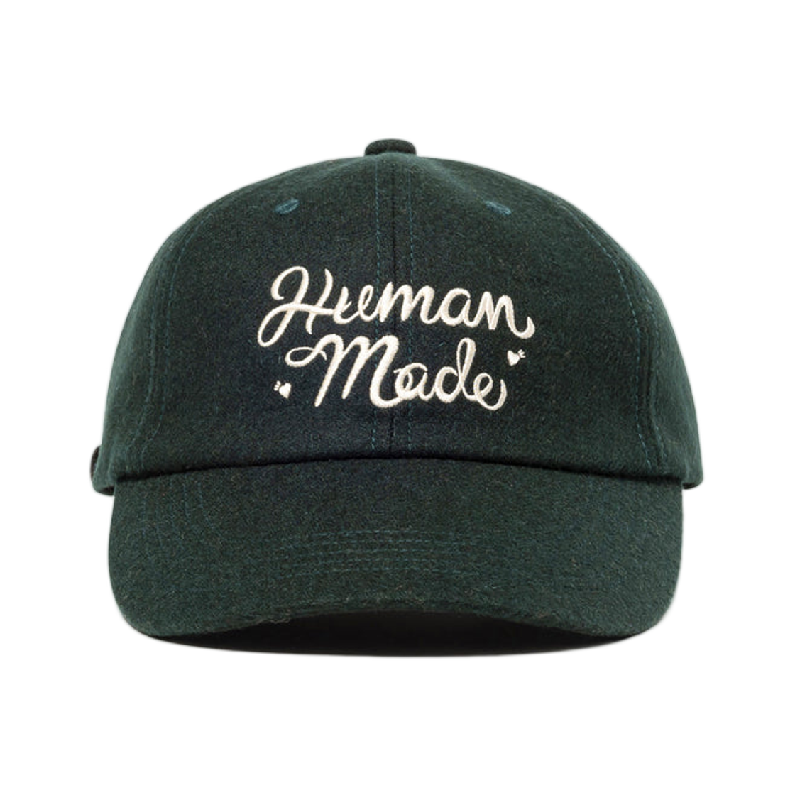 HM30GD052 Human Made 6-Panel Wool Cap Green