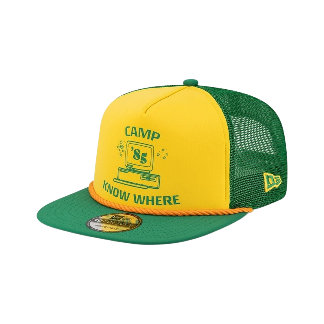 뉴에라 x 기묘한 이야기 19트웬티 트러커 옐로우 그린(New Era x Stranger Things 19Twenty Trucker Yellow Green) - 1