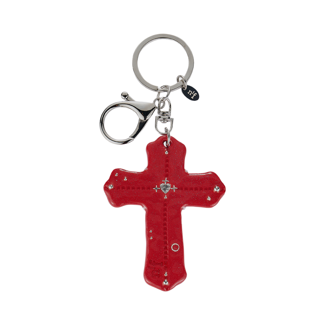 25FWJACAGARDFF Nff Agape Keyring Red
