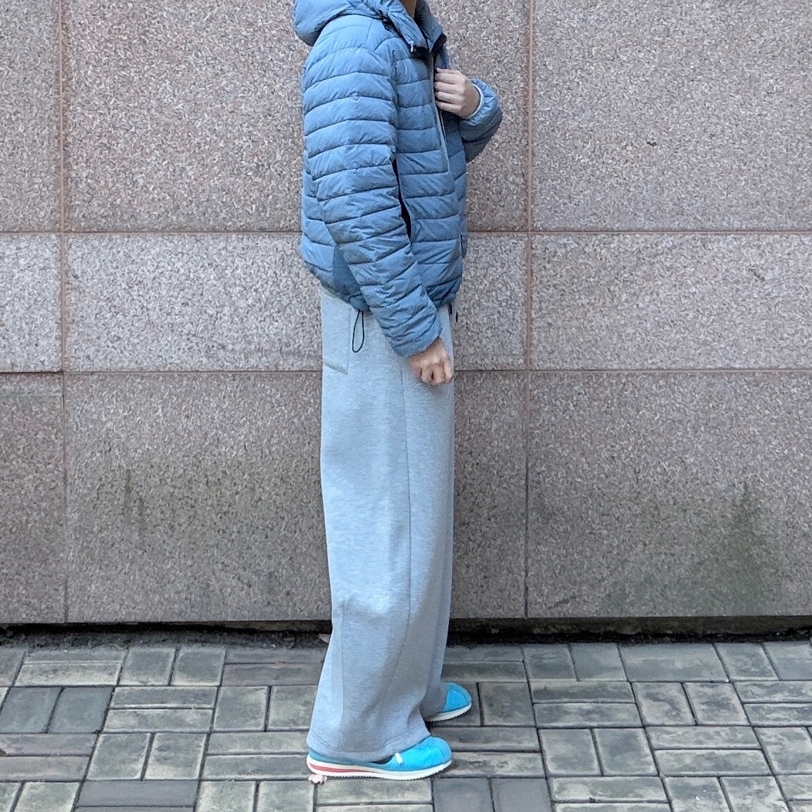 Nike Cortez TXT Baltic Blue Black, Casio A168WA-5AY 착용 스타일 - 2