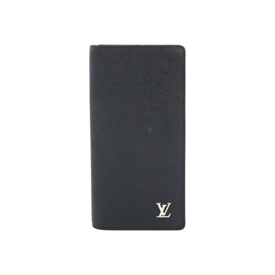 ITI7DJAK7VH4 Louis Vuitton M30285 Black Taiga Leather Brasa Wallet