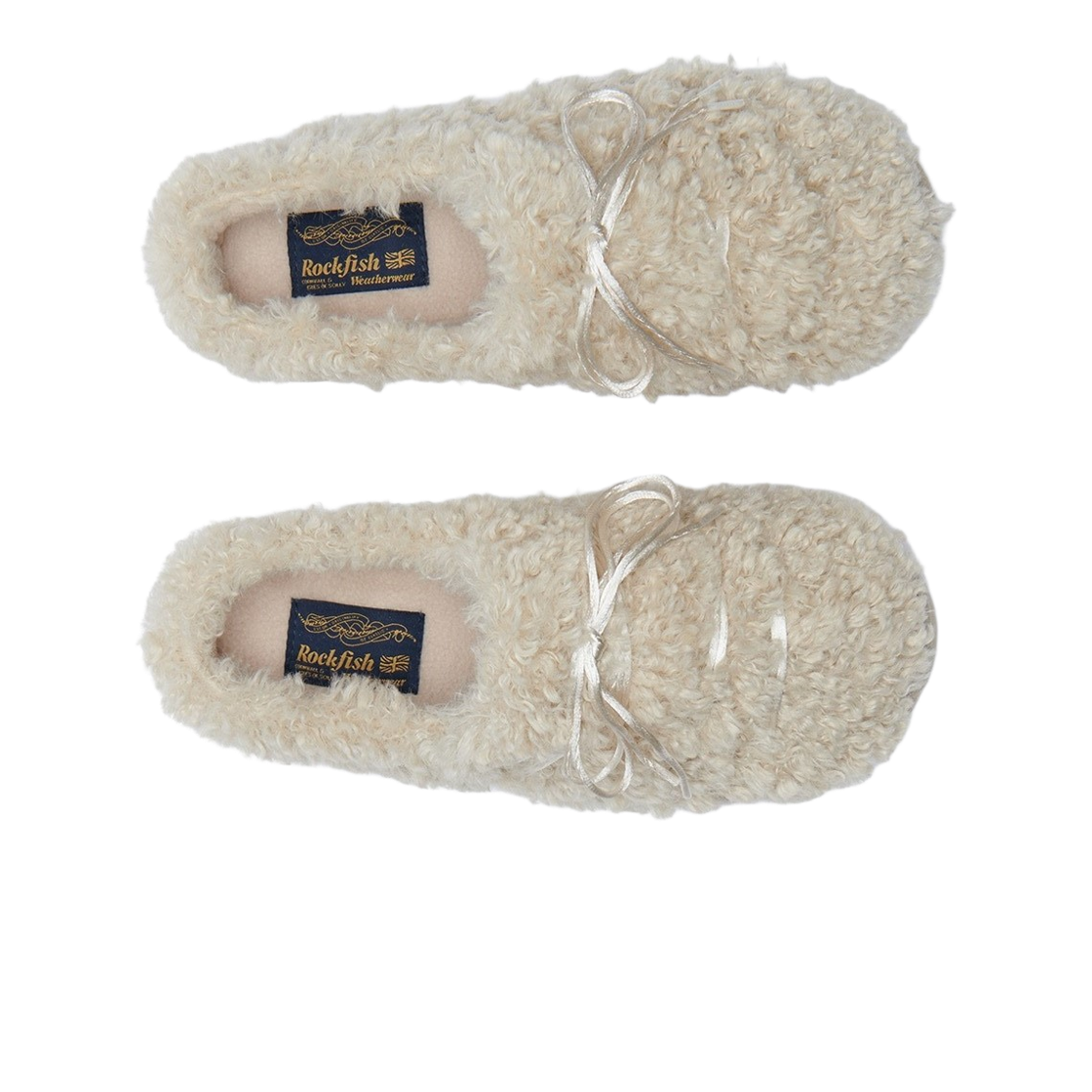 (W) 락피쉬웨더웨어 컬리 퍼 뮬 베이지((W) Rockfishweatherwear Curly Fur Mules Beige) - 2