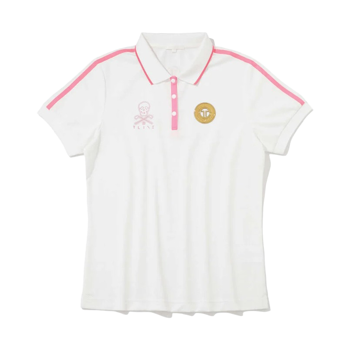 (W) 마크 앤 로나 T-마크 패턴 폴로 화이트((W) Mark & Lona T-Mark Pattern Polo White)