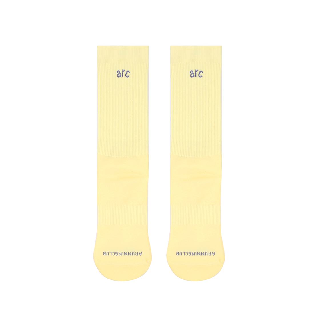 FAG52RCSYZY ARC Run Crew Socks Yuzu Yellow