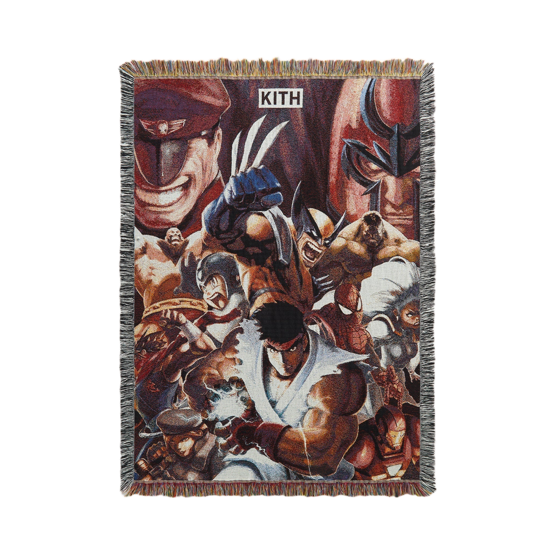 KHLBL0004-906 Kith x Marvel vs. Capcom Tapestry Blanket Multi