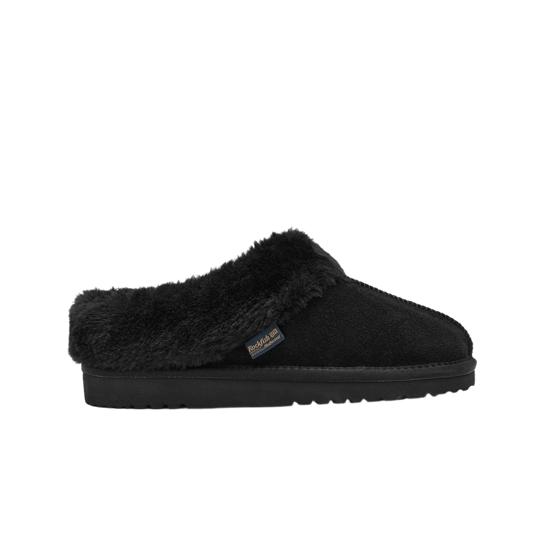 RF1SHBF3FS002 (W) Rockfishweatherwear Original Winter Fur Mules Black