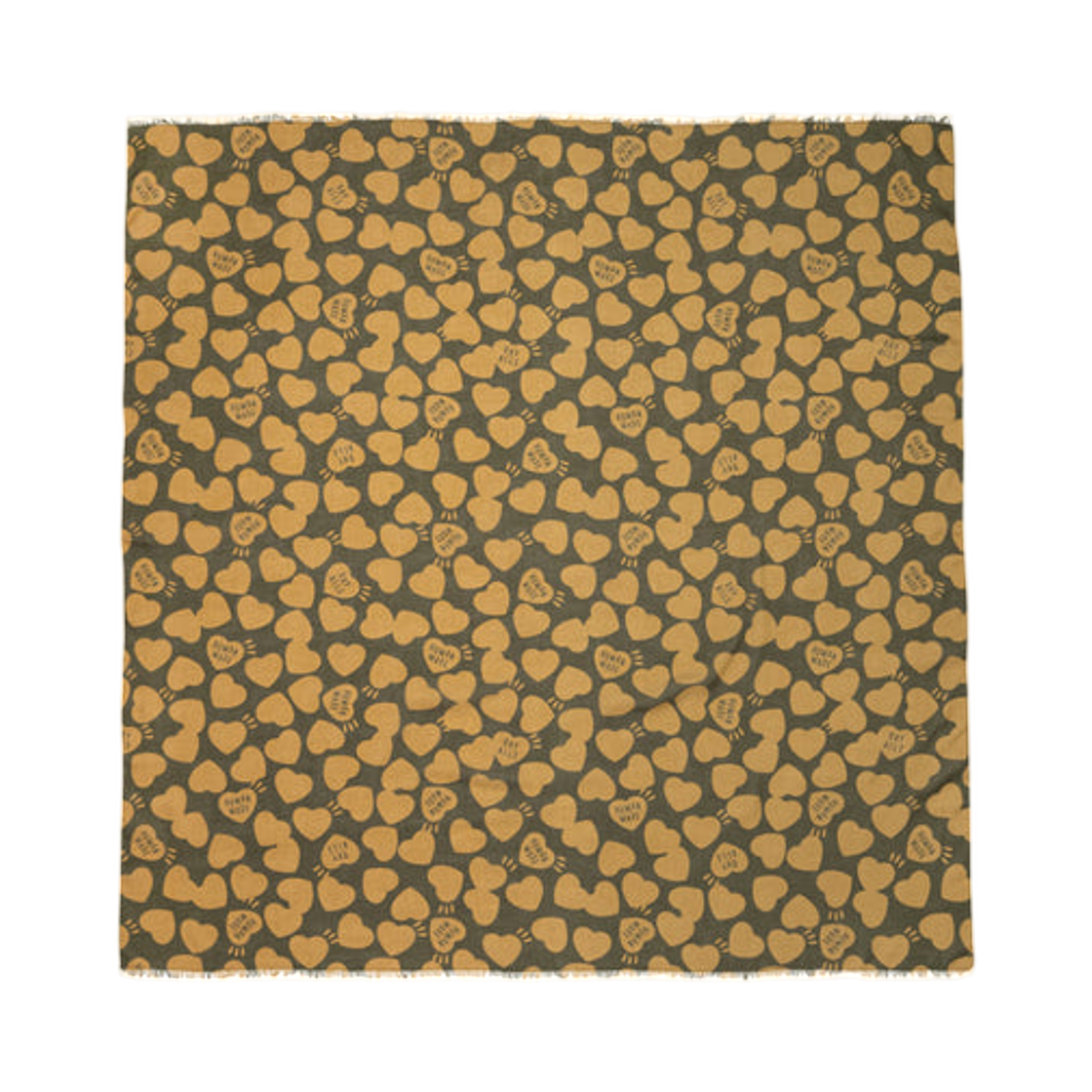 HM30GD058 Human Made Heart Stole Olivedrab