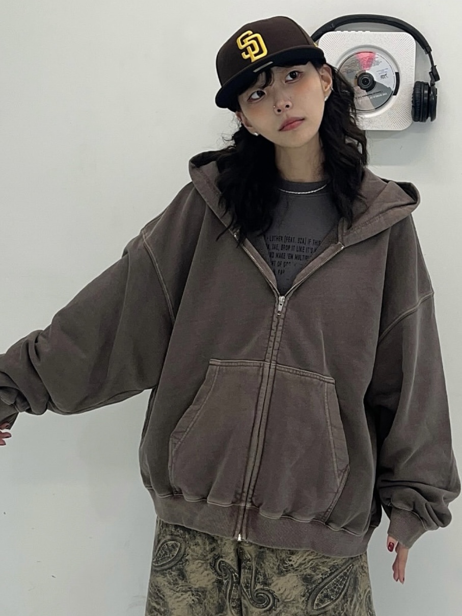 Aoiro 6-Panel Bone A/N Cap Olive, Vans Knu-Skool Black True White 착용 스타일 - 4
