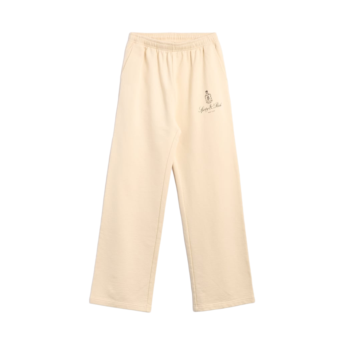 PA040512231CR Sporty & Rich Vendome Sweatpants Cream