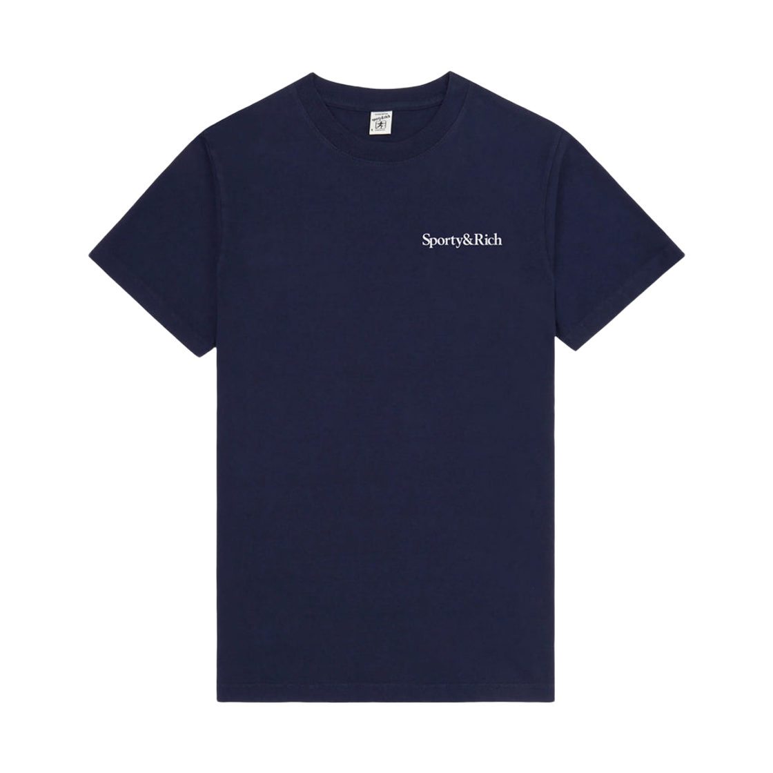 TO043602006BL Sporty & Rich Health is Wealth T-Shirt Dark Navy