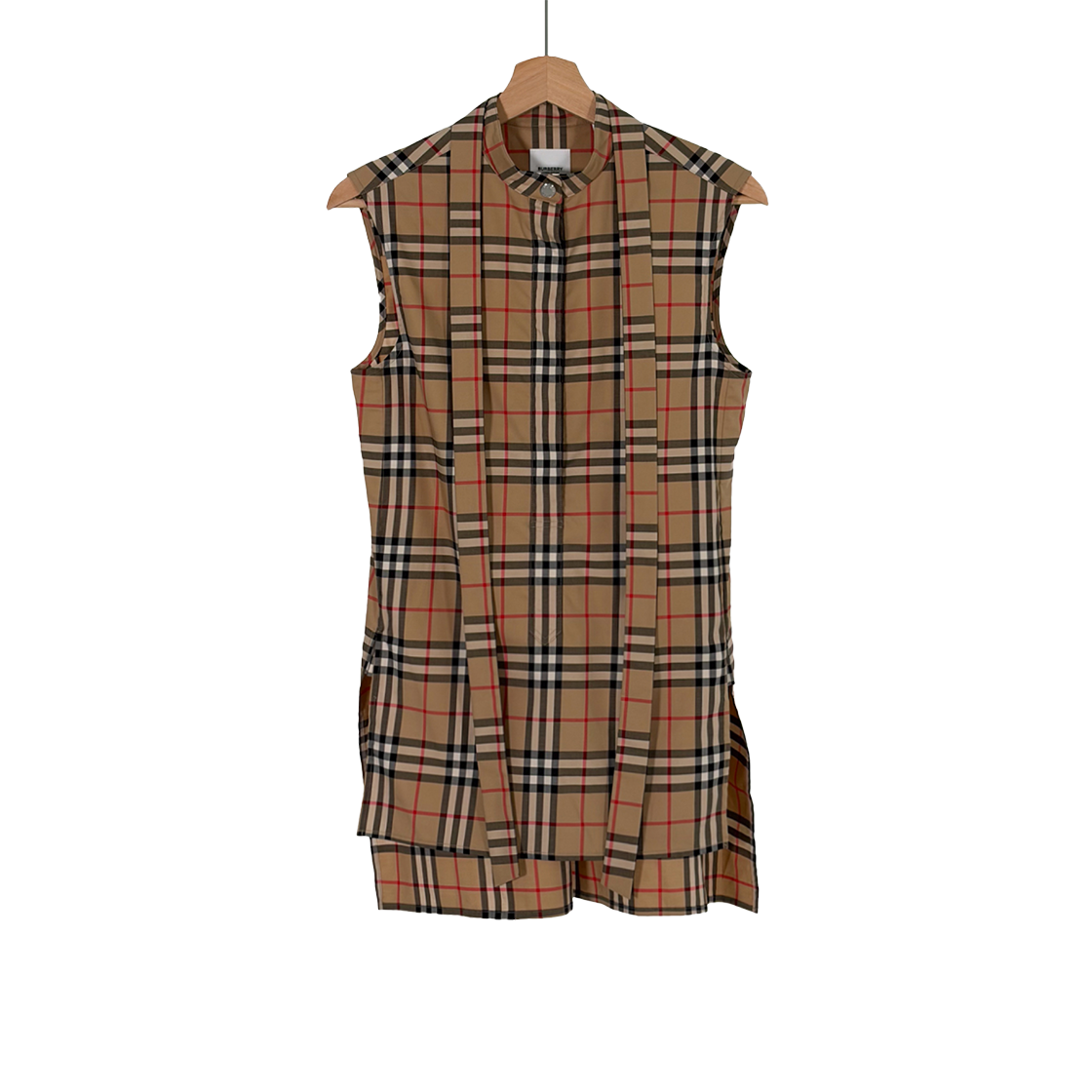 ITV2B3KCE7UF Burberry Women's Nova Check Tunic Dress - Beige