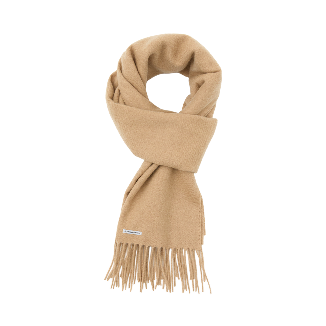 SBE4MF02UQBFR Suare women cashmere 100 daily muffler camel beige