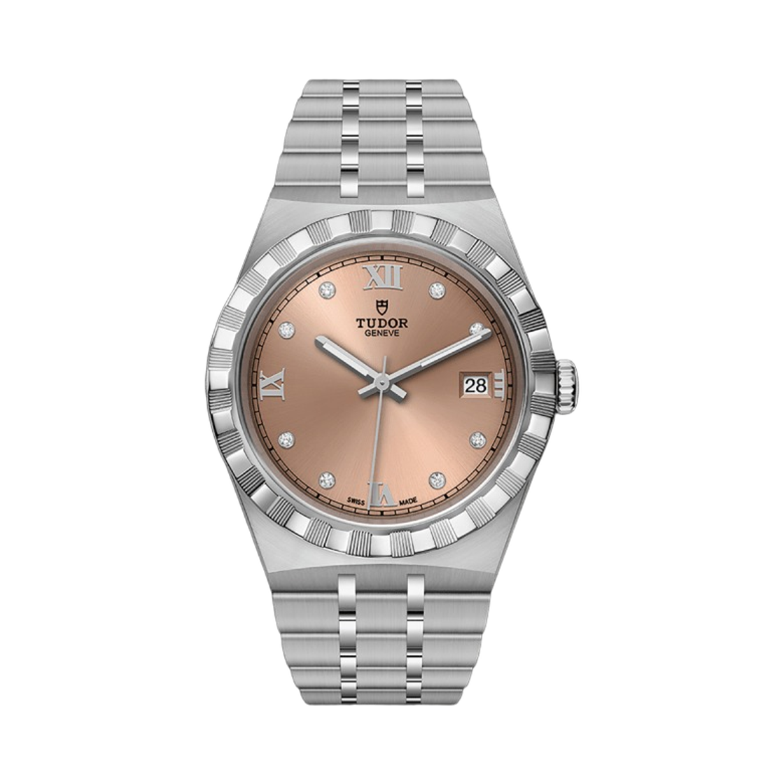 튜더 로얄 38mm 스틸 브레이슬릿 살몬(Tudor Royal 38mm Steel Bracelet Salmon)