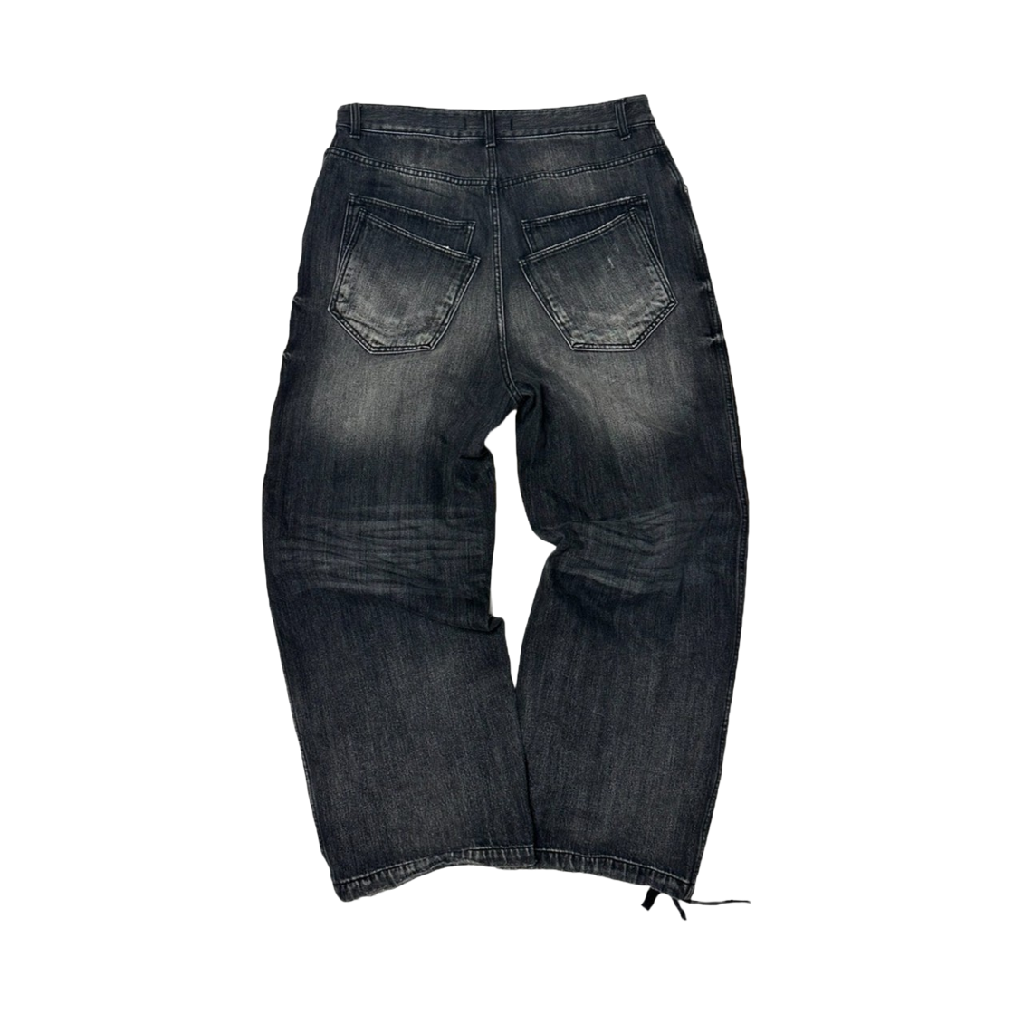 논노드 더블 포켓 재패니즈 데님 팬츠 워시드 블랙(Nonnod Double Pocket Japanese Denim Pants Washed black)