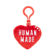 Human Made Stuffed Heart Key Charm Red
