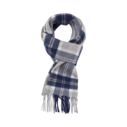 Suare women cashmere 100 daily muffler gray blue