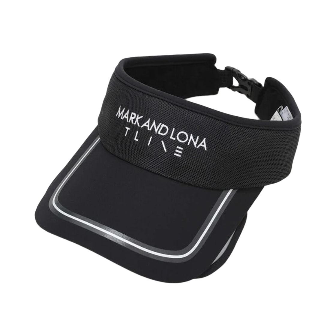 MXF-5A-FC04 Mark & Lona Solar Slide Crown Visor Black