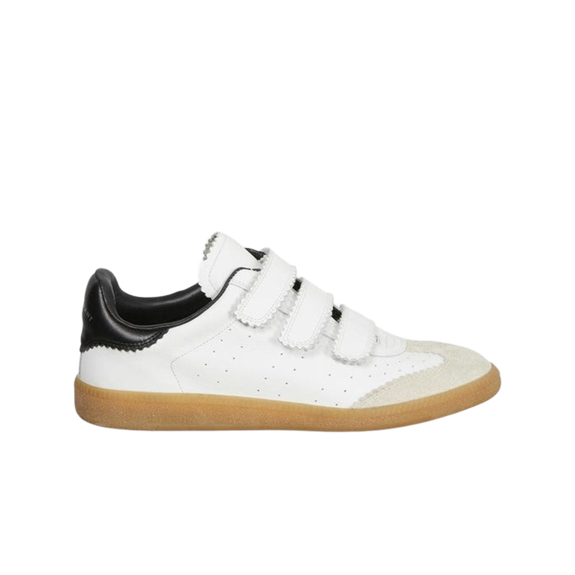 (W) 이자벨 마랑 베스 레더 로우탑 스니커즈 화이트((W) Isabel Marant Beth Leather Low Top Sneakers White)