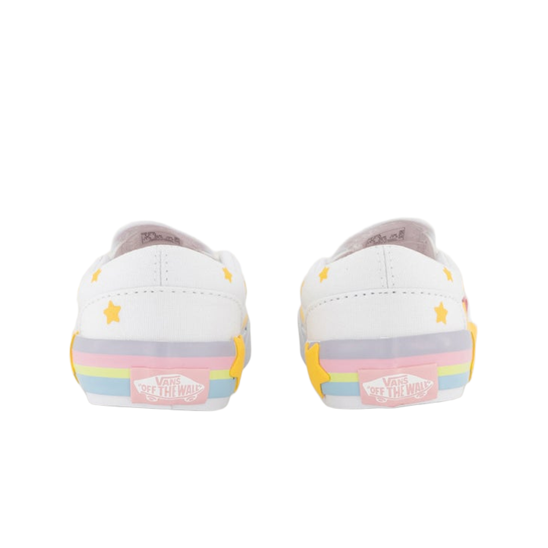 (키즈) 반스 클래식 슬립온 스타 화이트 멀티((Kids) Vans Classic Slip-On Star White Multi) - 3