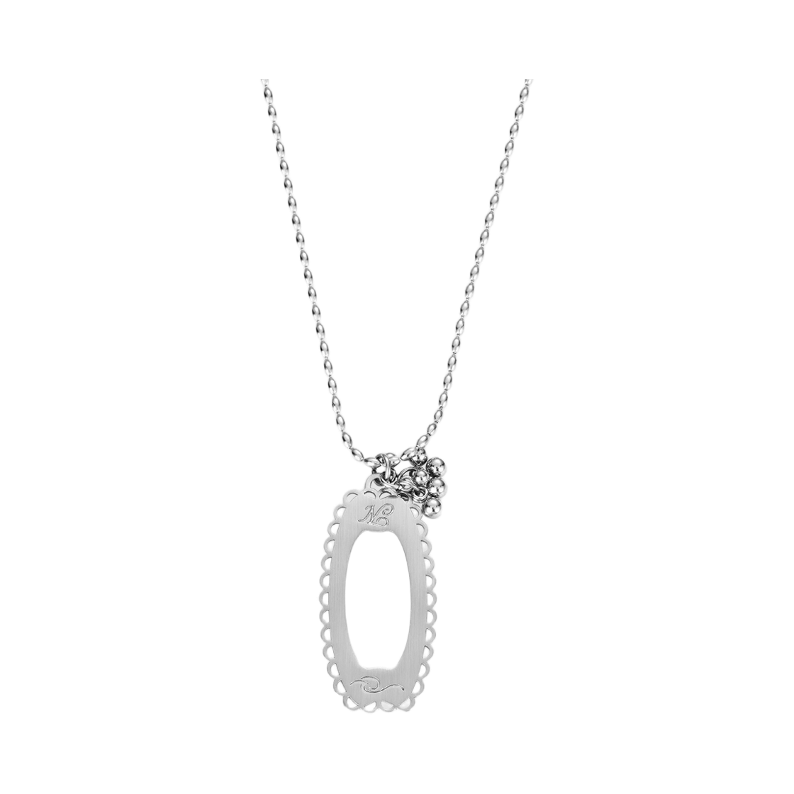 25FWSNLFILSVFF Nff Filigree Necklace Silver