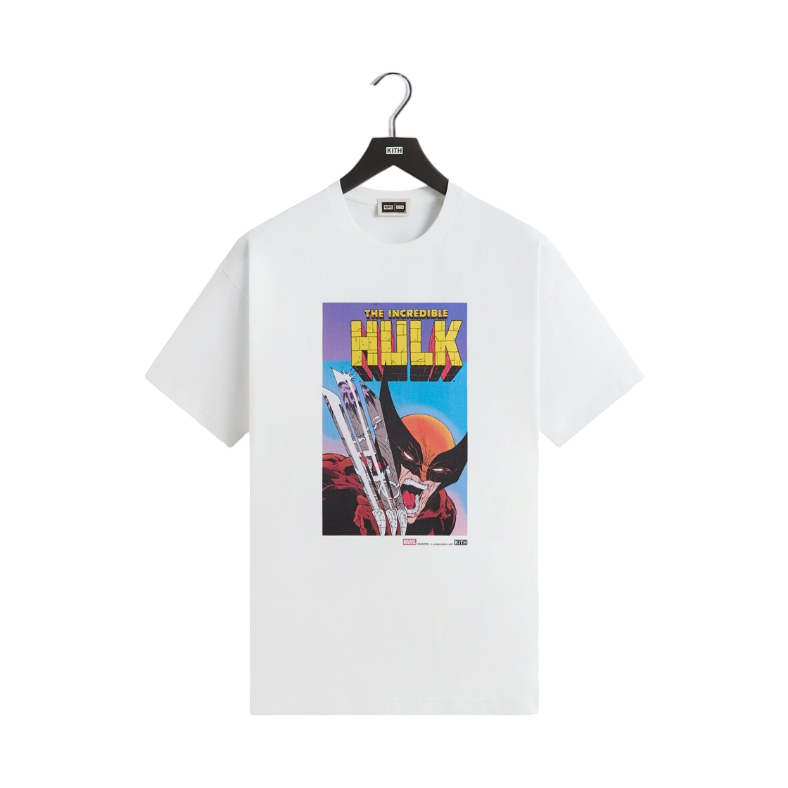키스 x 마블 헐크 빈티지 티셔츠 화이트(Kith x Marvel Hulk Vintage T-Shirt White) - 1