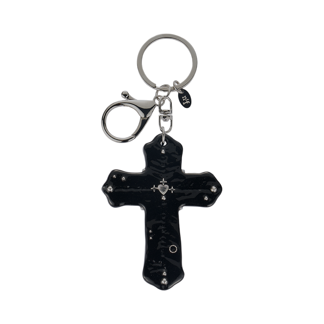 25FWJACAGABKFF Nff Agape Keyring Black
