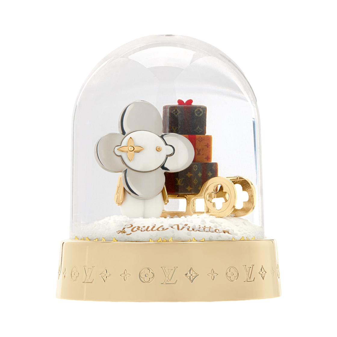 GI1476 Louis Vuitton Vivienne Snow Globe Gray