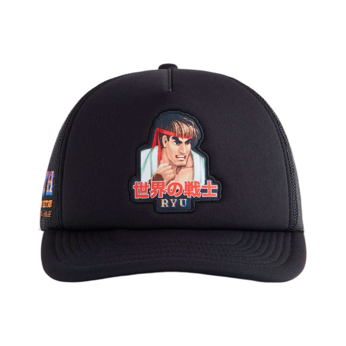 KHM051352-001 Kith x Capcom Ryu Nolan Trucker Hat Black