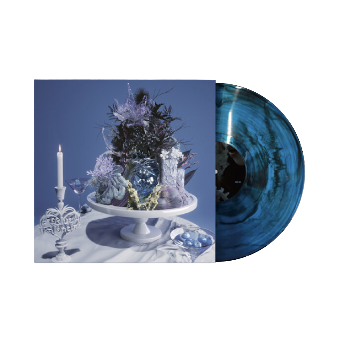 엔믹스 정규 1집 블루 발렌타인 컬러 LP 블루 (카오스 버전)(Nmixx 1st Album Blue Valentine Color LP Blue (Chaos Ver.))
