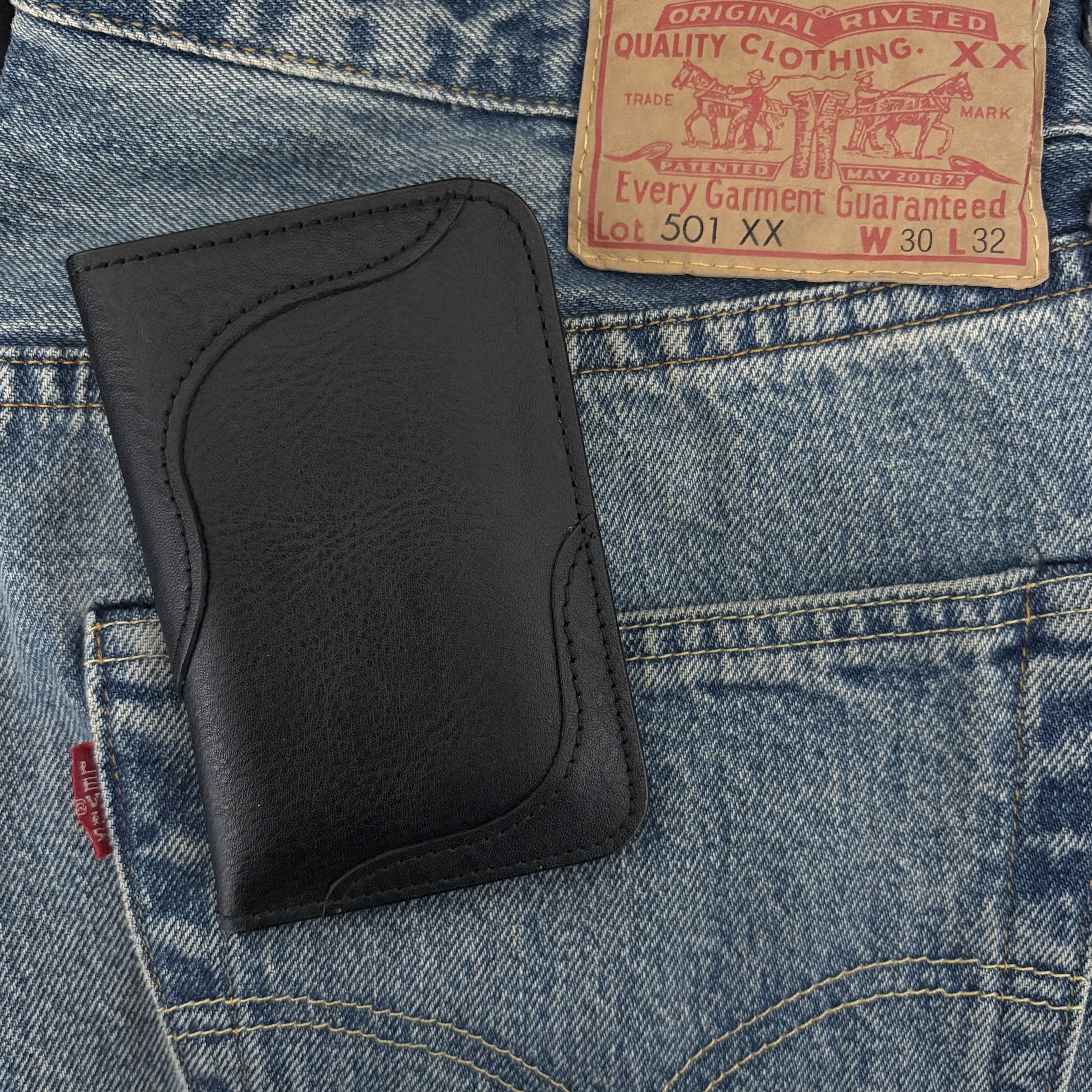 Levi's LVC 1955 Japan 501 Jean Blackjack Blue 착용 스타일