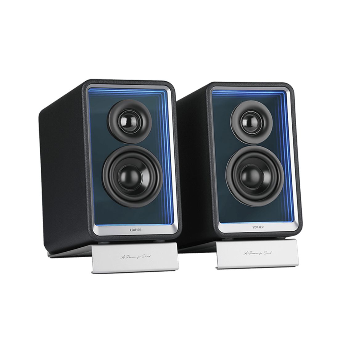 에디파이어 QR65 액티브 모니터 데스크탑 블루투스 스피커 블랙(EDIFIER QR65 Active Monitor Desktop Bluetooth Speakers – Black)