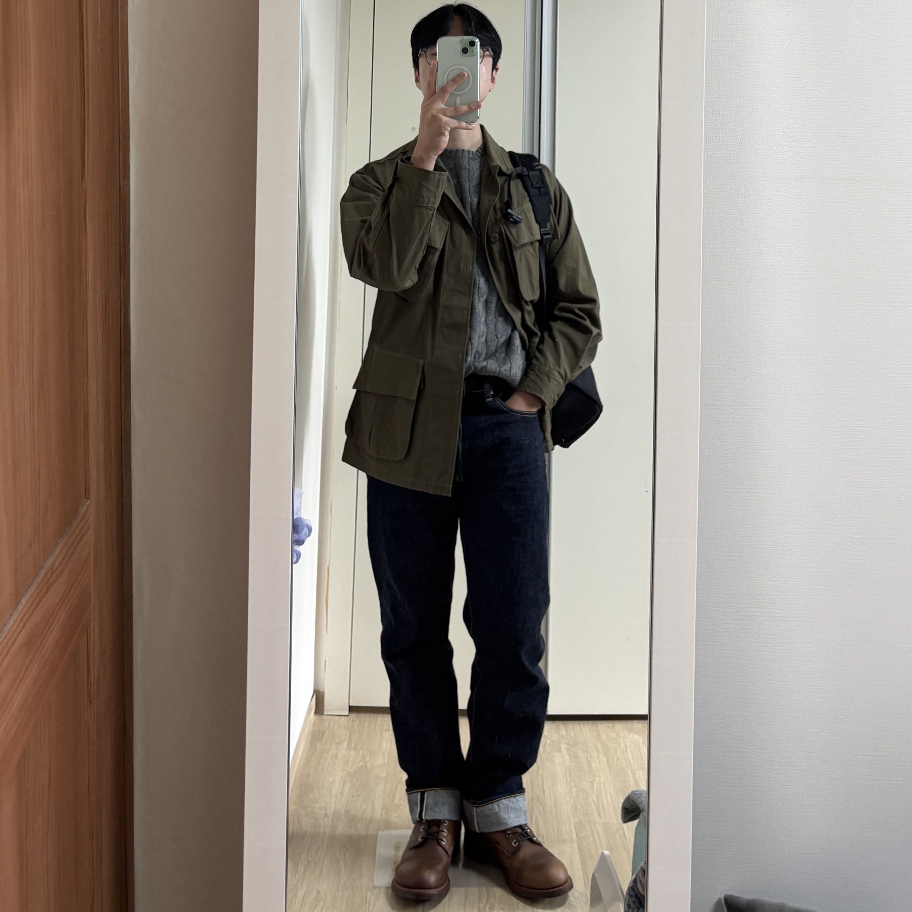 Red Wing Iron Ranger 8111 Amber Harness - D 착용 스타일 - 1
