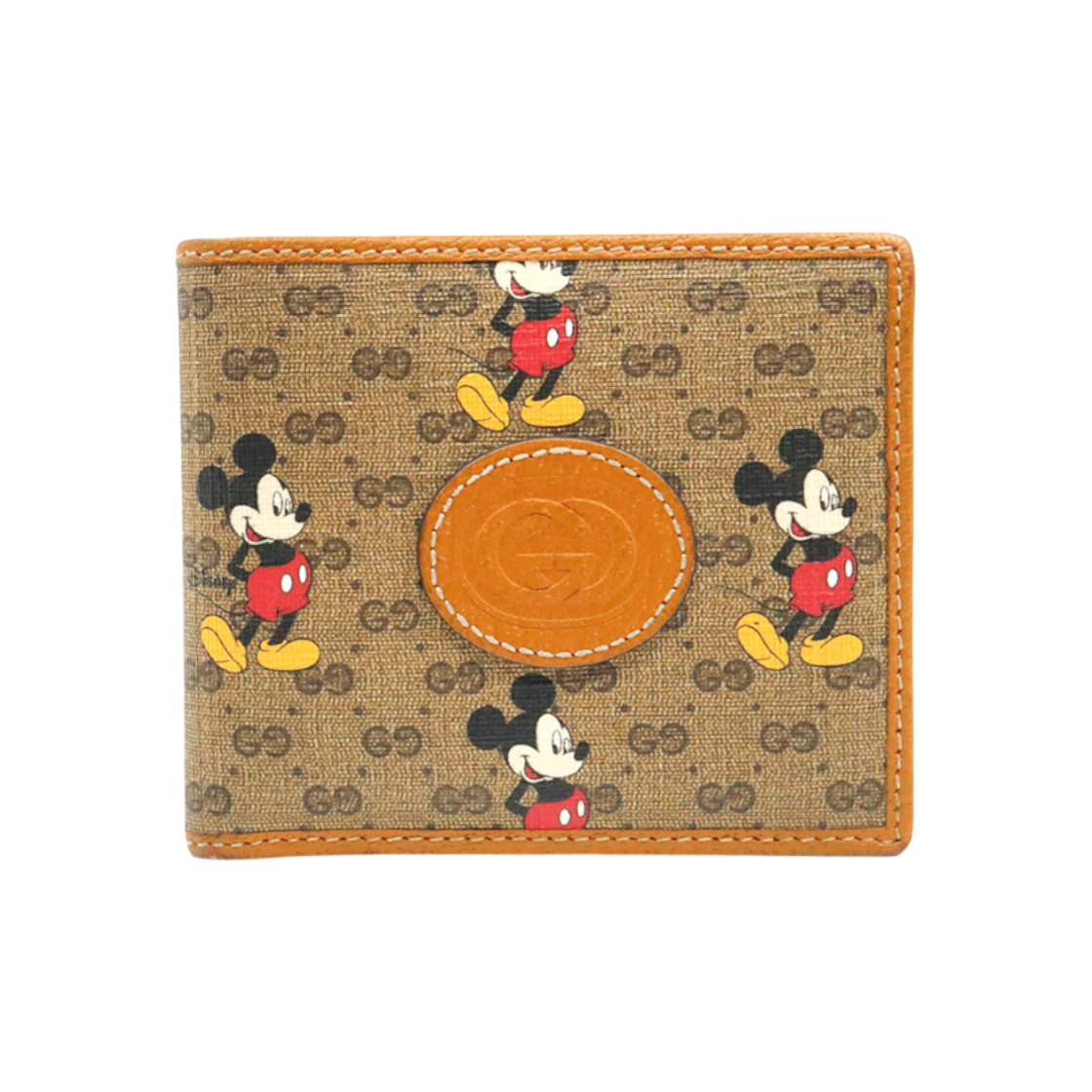 ITKOHFR5CM9H Gucci X Disney Mini GG Supreme Mickey Mouse Wallet